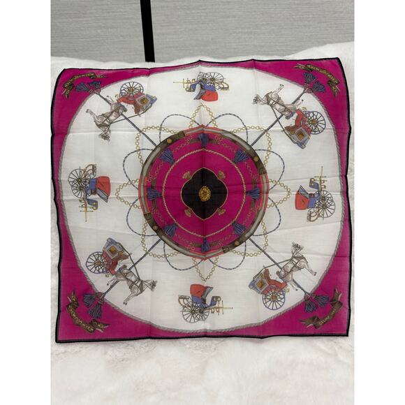 Vintage Celine Paris silk handkerchief scarf - Picture 1 of 2